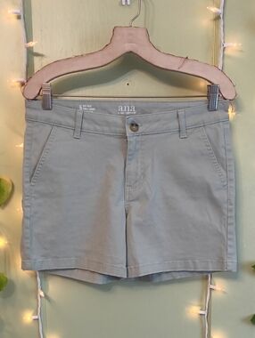 Women's ANA Mid Rise Twill Short 5" Inseam Sage 6